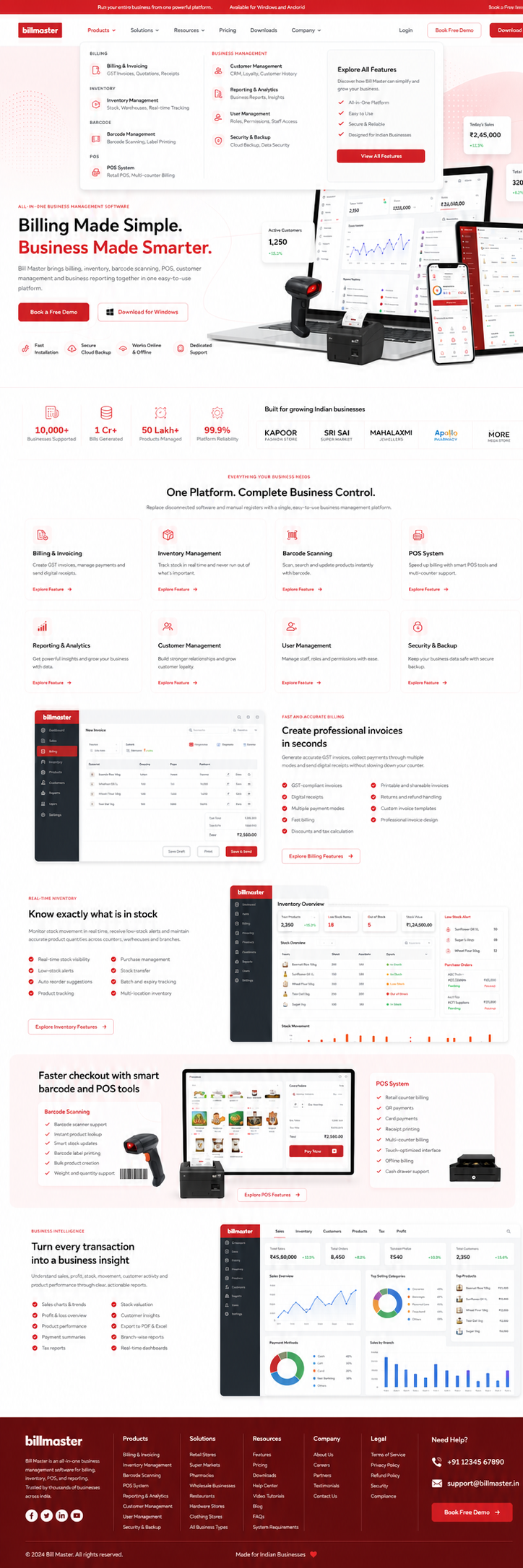 BillMaster Website Theme