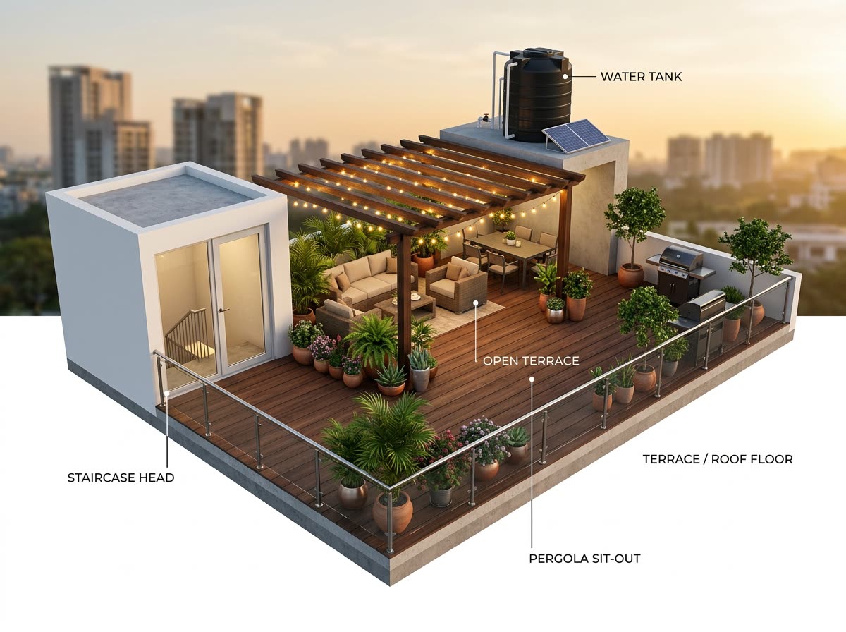 Terrace — Isometric
